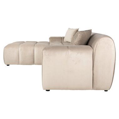 Sofa Cube 3 seater + lounge left (Quartz Khaki 903)