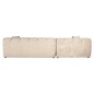 CUBE Sofa narożna 3 osobowa lewa velur 325cm / S5136 KHAKI VELVET