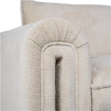 Sofa Sandro white chenille (Bergen 900 white chenille)