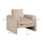 Fotel wypoczynkowy Sandro uroczy beż (Be Lovely 170 Beige) - Richmond
