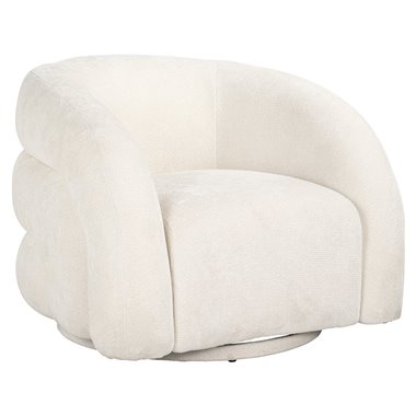 Swivel easy chair Arcus unicorn white (Unicorn 02 white)