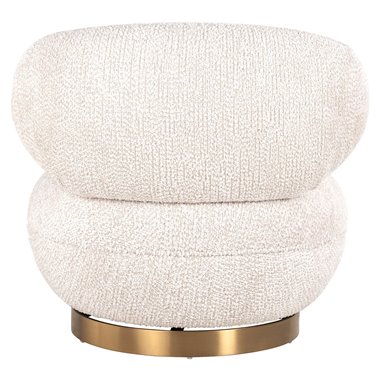 Swivel easy chair Jace lovely cream (Be Lovely 11 Cream)