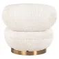 Swivel easy chair Jace lovely cream (Be Lovely 11 Cream) - Richmond