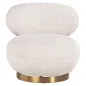 Swivel easy chair Jace lovely cream (Be Lovely 11 Cream) - Richmond