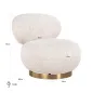 Swivel easy chair Jace lovely cream (Be Lovely 11 Cream) - Richmond