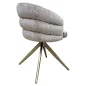 Swivel chair Zendaya stone chenille (Niagara 104 Stone Chenille) - Richmond