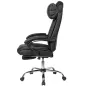 Amstyle Fotel biurowy z rozkładanym podnóżkiem 67cm / SPM1.410