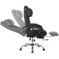 Amstyle Fotel biurowy z rozkładanym podnóżkiem 67cm / SPM1.410