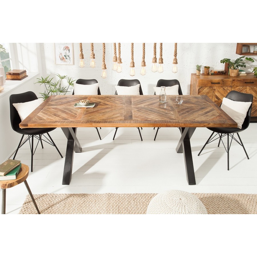 Invicta Stół do jadalni INFINITY Home 200 cm naturalny Mango / 39288