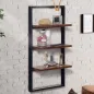 Wohnling Półka wisząca w stylu industrialnym 35 x 70 x 15cm / WL6.719 Wohnling Półka wisząca w stylu industrialnym 35 x 70 x 15cm / WL6.719