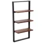 Wohnling Półka wisząca w stylu industrialnym 35 x 70 x 15cm / WL6.719 Wohnling Półka wisząca w stylu industrialnym 35 x 70 x 15cm / WL6.719