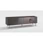Livin Hill STILIG Szafka RTV grafitowa MDF 200cm / ST101B