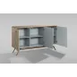 Livin Hill STILIG Komoda szampańskie złoto 3D 150cm / ST803