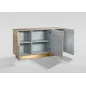 Livin Hill STILIG Komoda szampańskie złoto 3D 150cm / ST801