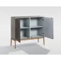 Livin Hill STILIG Komoda szara złote akcenty 100cm / ST012