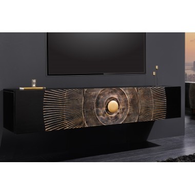 Invicta Szafka RTV GOLDEN SUNSET wisząca mango 160cm / 44250