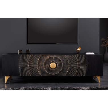 Invicta Szafka RTV GOLDEN SUNSET stojąca mango 180cm / 44303