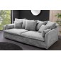 Invicta HEAVEN Sofa 3 osobowa szare Bouclé 202cm / 44190