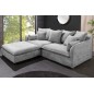 Invicta HEAVEN Sofa 3 osobowa szare Bouclé 202cm / 44190