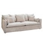 Invicta HEAVEN Sofa 3 osobowa szampański Bouclé 202cm / 44185