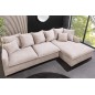 Invicta HEAVEN Sofa narożna szampańskie Bouclé 255cm / 44187