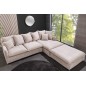 Invicta HEAVEN Sofa narożna szampańskie Bouclé 255cm / 44187