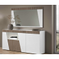 ETNA WHITE Włoska komoda 4 drzwiowa z LED 209 x 85 x 47cm ETNA WHITE Włoska komoda 4 drzwiowa z LED 209 x 85 x 47cm