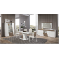 ETNA WHITE Włoska komoda 4 drzwiowa z LED 209 x 85 x 47cm ETNA WHITE Włoska komoda 4 drzwiowa z LED 209 x 85 x 47cm