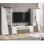 ETNA WHITE Włoska Szafka RTV z oświetleniem LED 158 x 46 x 47cm ETNA WHITE Włoska Szafka RTV z oświetleniem LED 158 x 46 x 47cm