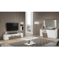 ETNA WHITE Włoska Szafka RTV z oświetleniem LED 158 x 46 x 47cm ETNA WHITE Włoska Szafka RTV z oświetleniem LED 158 x 46 x 47cm