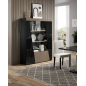 ETNA BLACK Włoska witryna 2 drzwiowa z LED 114 x 180 x 47cm ETNA BLACK Włoska witryna 2 drzwiowa z LED 114 x 180 x 47cm