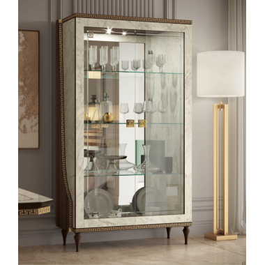 ROMANTICA Włoska Witryna 2 drzwiowa 126cm / Adora
