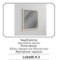 ROMANTICA Włoskie lustro M 110 x 55cm / Adora ROMANTICA Włoskie lustro M 110 x 55cm / Adora