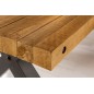 Invicta THOR Stół do jadalni lite sosna vintage brąz 200cm / 43676 Invicta THOR Stół do jadalni lite sosna vintage brąz 200cm / 43676