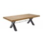 Invicta THOR Stół do jadalni lite sosna vintage brąz 200cm / 43676 Invicta THOR Stół do jadalni lite sosna vintage brąz 200cm / 43676
