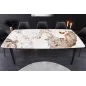 Invicta Stół ceramiczny MILANO optyka marmuru 160cm / 44232