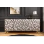 Invicta Komoda VULCANO czarno biała mozaika 177 x 75cm / 44646