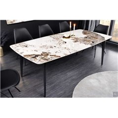 Invicta Stół ceramiczny MILANO optyka marmuru 160cm / 44232