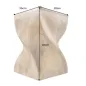 Invicta Stolik boczny Twist z drewna mango 45cm / 43849