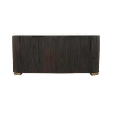 MAYFIELD Komoda 4 drzwiowa mango marmurowy blat 180cm / 7779