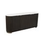 MAYFIELD Komoda 4 drzwiowa mango marmurowy blat 180cm / 7779 - Richmond