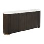 MAYFIELD Komoda 4 drzwiowa mango marmurowy blat 180cm / 7779 - Richmond