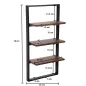 Wohnling Półka wisząca w stylu industrialnym 35 x 70 x 15cm / WL6.719 Wohnling Półka wisząca w stylu industrialnym 35 x 70 x 15cm / WL6.719