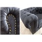 Invicta CHESTERFIELD Fotel antyczny szary 105cm / 37389 Invicta CHESTERFIELD Fotel antyczny szary 105cm / 37389