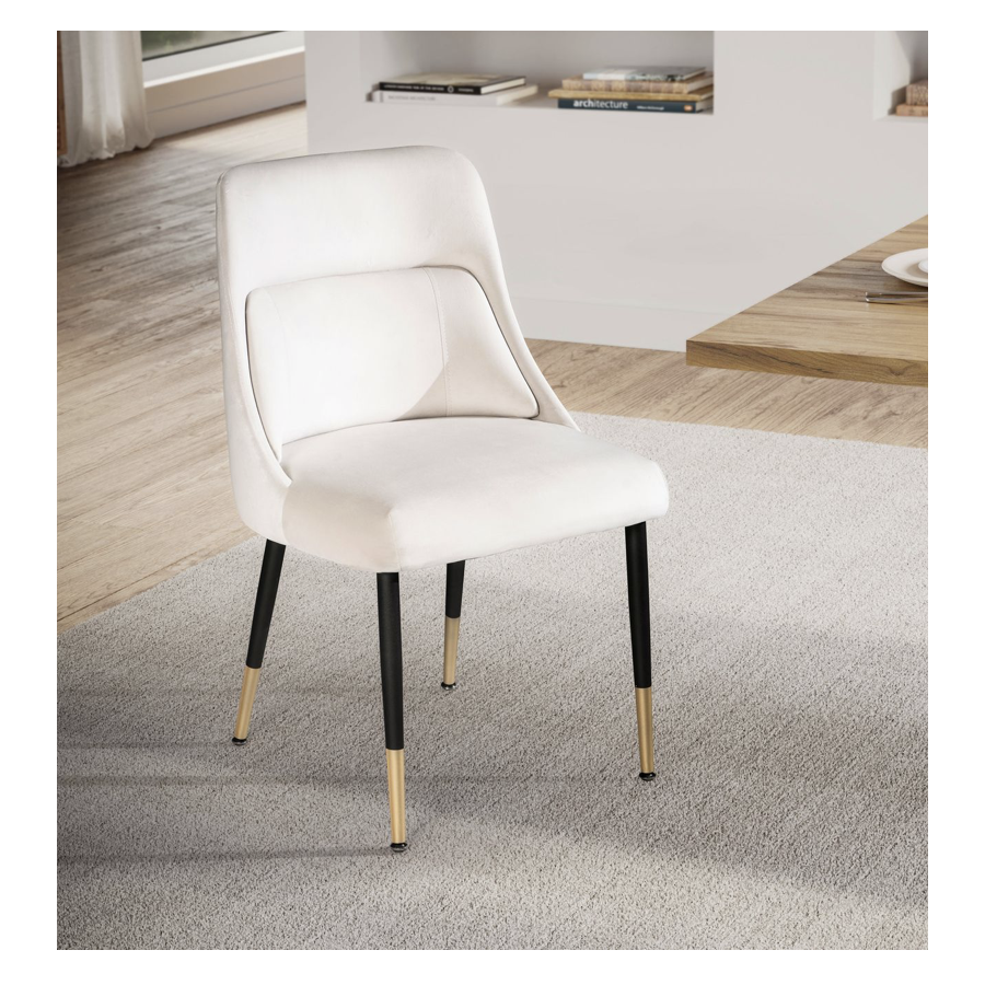Wohnling Krzesło tapicerowane PARIS MODERN beżowe 49cm / WL6.998 Wohnling Krzesło tapicerowane PARIS MODERN beżowe 49cm / WL6.998