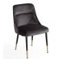 Wohnling Krzesło tapicerowane PARIS MODERN szare 49cm / WL6.996 Wohnling Krzesło tapicerowane PARIS MODERN szare 49cm / WL6.996