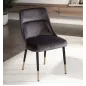 Wohnling Krzesło tapicerowane PARIS MODERN szare 49cm / WL6.996 Wohnling Krzesło tapicerowane PARIS MODERN szare 49cm / WL6.996