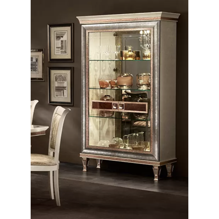 DOLCE VITA Włoska witryna 2 drzwiowa 130cm / ArredoClassic DOLCE VITA Włoska witryna 2 drzwiowa 130cm / ArredoClassic
