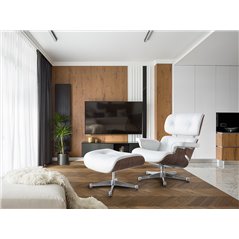 Schuller Fotel relaksacyjny z podnóżkiem EAMES 87cm / 448394