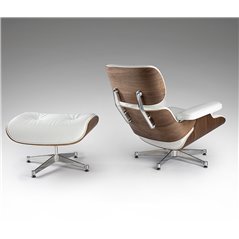 Schuller Fotel relaksacyjny z podnóżkiem EAMES 87cm / 448394